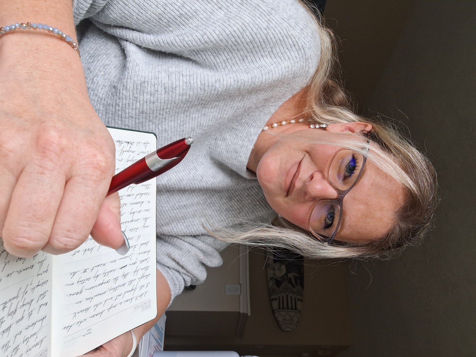 Tamar Goltz working on operational process notes
